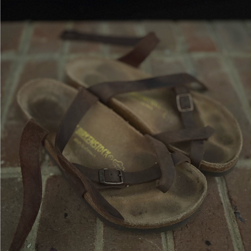 Oiled Leather Birkenstock Sandals